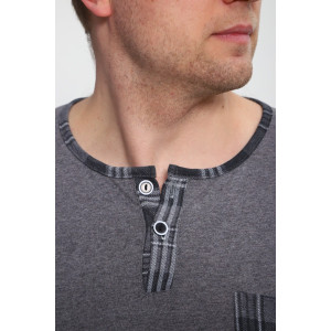 Пижама мужская КД28 кулирка (р-ры: 46-60) серый