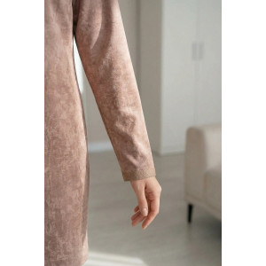 Платье женское "Кэт" футер 2-х нитка (р-ры: 44-54) какао