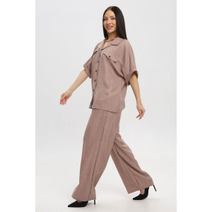 Костюм двойка женский К3183.1 искусственный лен (р-ры: 48-62)