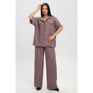 Костюм двойка женский К3183.2 искусственный лен (р-ры: 48-62)