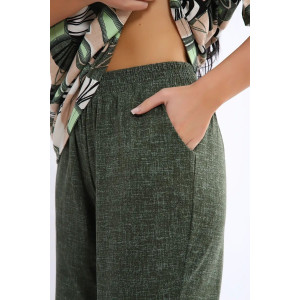 Костюм двойка женский КЖ-007 кулирка (р-ры: 56-74) хаки