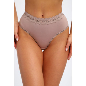 Трусы женские №45078 кулирка с лайкрой (р-ры: 48-52) капучино