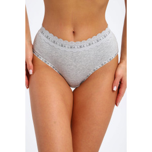 Трусы женские №45078 кулирка с лайкрой (р-ры: 48-52) серый