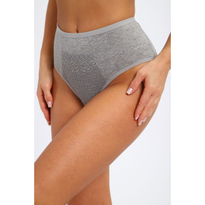 Трусы женские №45064 кулирка с лайкрой (р-ры: 48-52) серый
