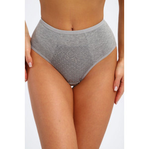 Трусы женские №45064 кулирка с лайкрой (р-ры: 48-52) серый
