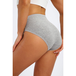 Трусы женские №45064 кулирка с лайкрой (р-ры: 48-52) серый