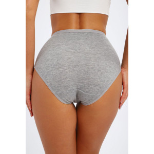 Трусы женские №45064 кулирка с лайкрой (р-ры: 48-52) серый
