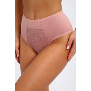 Трусы женские №45064 кулирка с лайкрой (р-ры: 48-52) пудровый