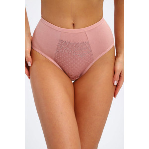 Трусы женские №45064 кулирка с лайкрой (р-ры: 48-52) пудровый