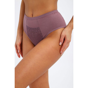 Трусы женские №45064 кулирка с лайкрой (р-ры: 48-52) фиалка