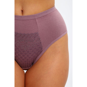 Трусы женские №45064 кулирка с лайкрой (р-ры: 48-52) фиалка