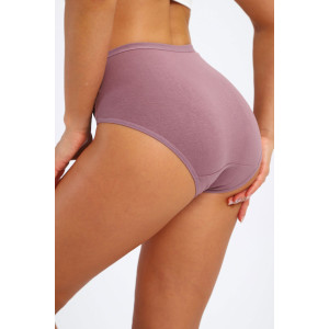 Трусы женские №45064 кулирка с лайкрой (р-ры: 48-52) фиалка