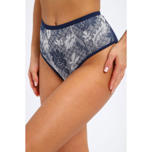 Трусы женские №45062 кулирка с лайкрой (р-ры: 48-52) синий