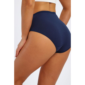 Трусы женские №45062 кулирка с лайкрой (р-ры: 48-52) синий