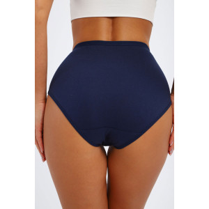 Трусы женские №45062 кулирка с лайкрой (р-ры: 48-52) синий