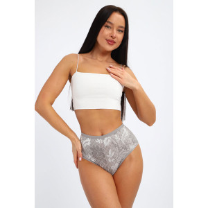 Трусы женские №45062 кулирка с лайкрой (р-ры: 48-52) серый