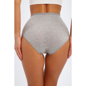 Трусы женские №45062 кулирка с лайкрой (р-ры: 48-52) серый