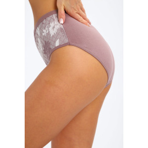 Трусы женские №45062 кулирка с лайкрой (р-ры: 48-52) капучино