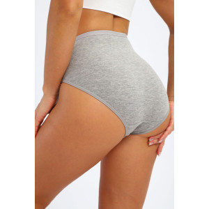 Трусы женские №45061 кулирка с лайкрой (р-ры: 48-52) серый
