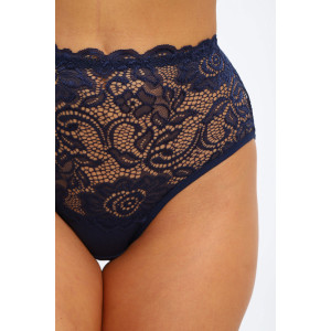 Трусы женские №45061 кулирка с лайкрой (р-ры: 48-52) синий