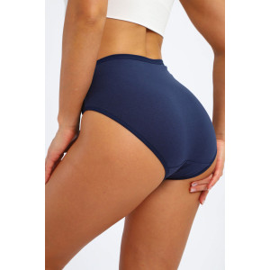 Трусы женские №45061 кулирка с лайкрой (р-ры: 48-52) синий