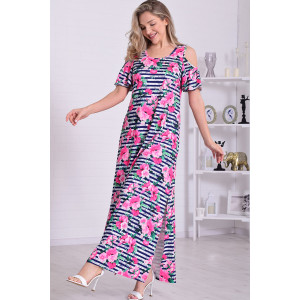 Платье женское 4114а масло (р-ры: 46-56) розовый