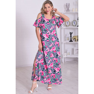 Платье женское 4114а масло (р-ры: 46-56) розовый