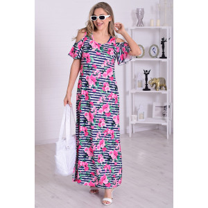 Платье женское 4114а масло (р-ры: 46-56) розовый