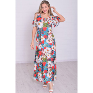 Платье женское 4114д масло (р-ры: 46-56) индиго