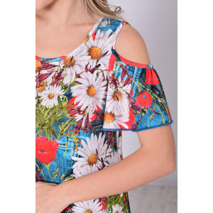 Платье женское 4114д масло (р-ры: 46-56) индиго