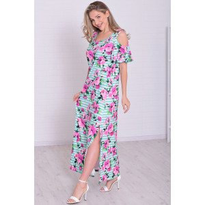 Платье женское 4114г масло (р-ры: 46-56) ментол