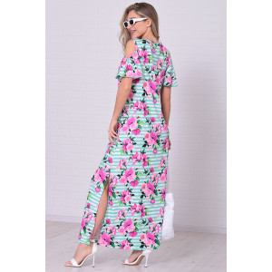 Платье женское 4114г масло (р-ры: 46-56) ментол