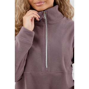 Костюм двойка женский М-973 флис (р-ры: 44-58) дымка