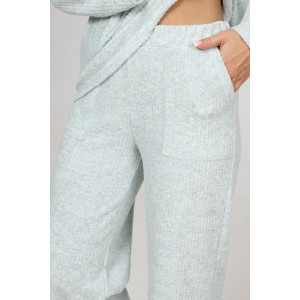 Костюм двойка женский М-959 махровая лапша (р-ры: 44-54) мята