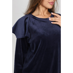 Костюм двойка женский М-967 велюр (р-ры: 44-54) 