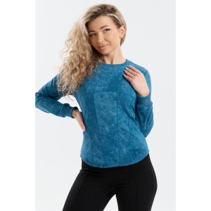 Толстовка женская ТЖ-17 футер варёнка (р-ры: 44-54) петроль