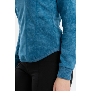 Толстовка женская ТЖ-17 футер варёнка (р-ры: 44-54) петроль