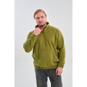 Толстовка мужская №88525 флис (р-ры: 42-56) хаки