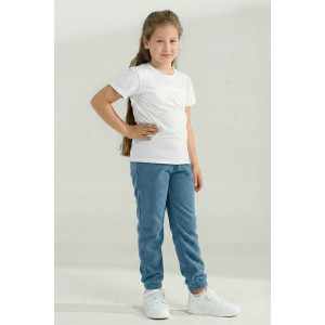 Брюки детские №7493 флис (р-ры: 28-40) джинс