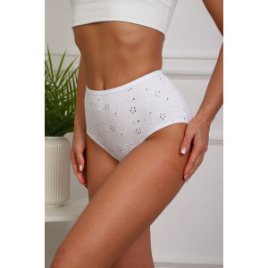 Трусы женские №64944 хлопок стрейч (р-ры: 46-50) белый