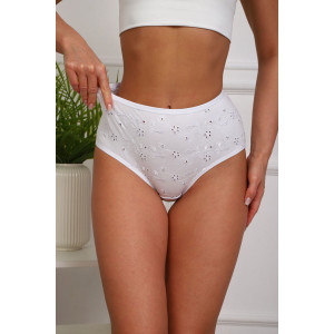 Трусы женские №64944 хлопок стрейч (р-ры: 46-50) белый