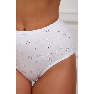 Трусы женские №64944 хлопок стрейч (р-ры: 46-50) белый