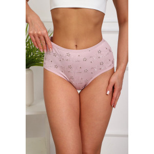 Трусы женские №64944 хлопок стрейч (р-ры: 46-50) пудра