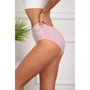 Трусы женские №64944 хлопок стрейч (р-ры: 46-50) пудра