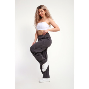 Брюки женские №29025 селаник-флис (р-ры: 38-56) серый