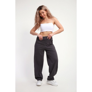 Брюки женские №29025 селаник-флис (р-ры: 38-56) серый