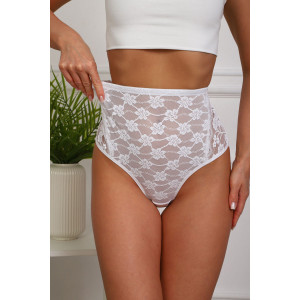 Трусы женские №64943 хлопок стрейч (р-ры: 58-62) белый