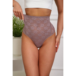 Трусы женские №64943 хлопок стрейч (р-ры: 58-62) кофе