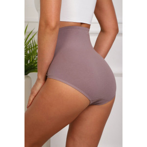 Трусы женские №64943 хлопок стрейч (р-ры: 58-62) кофе