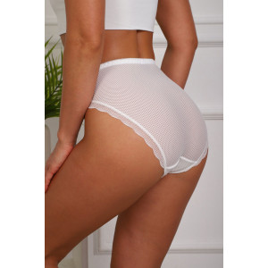 Трусы женские №64942 нейлон (р-ры: 46-50) белый
